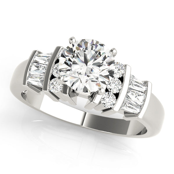 Platinum Engagement Rings – Setting (Size 4)